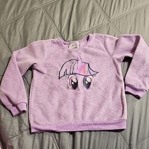 My Little Pony Lavender Fleece Top Size 4T